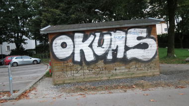 Graffiti Bombing in Salzburg - Photo by Lambert - okums