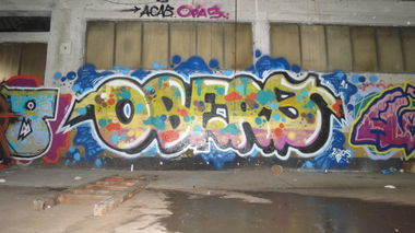 Graffiti Wall in Salzburg - Photo by Lambert - obers, opas