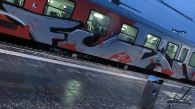 Graffiti Train in Salzburg - Photo by Lambert - fural