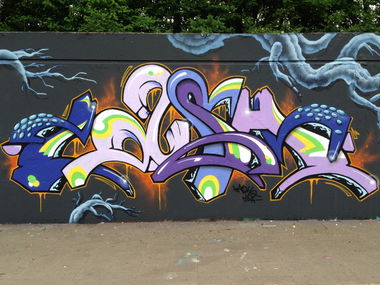 Graffiti Wall in Neuss - Photo by Lash - Lash, LJDA (2015)