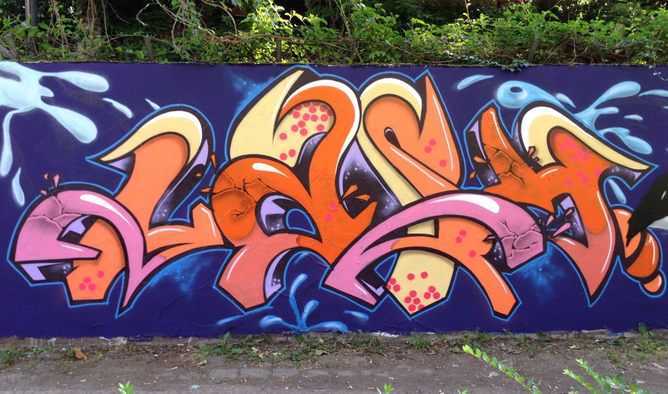 Graffiti Wall in Neuss - Photo by Lash - Lash, LJDA (2015)