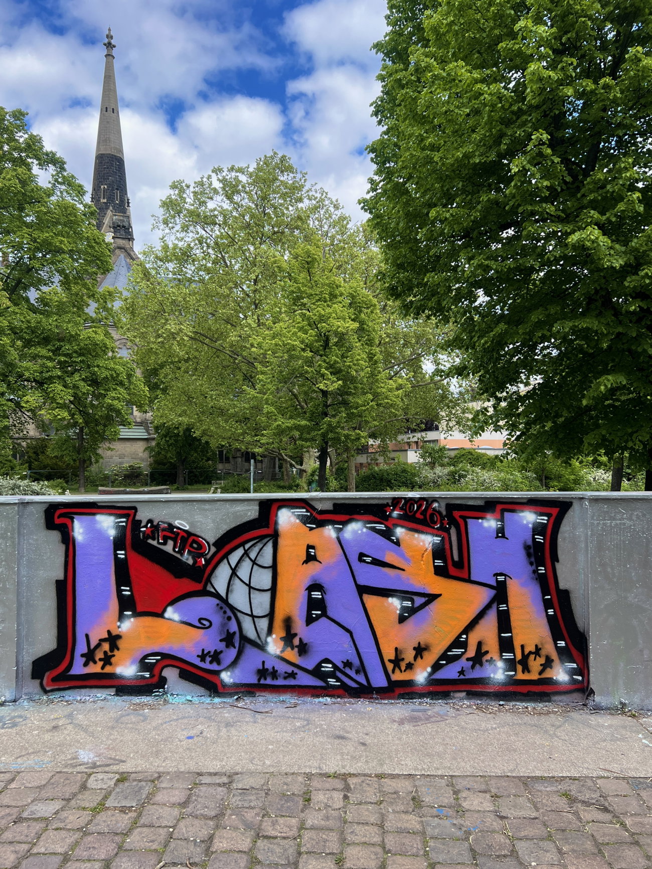 Graffiti Wall in Berlin - Photo by Lasher - LASH (2026)