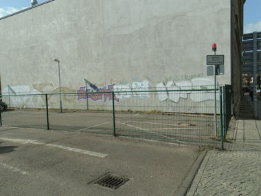 Graffiti Bombing in Halle - Photo by Lauch - huke