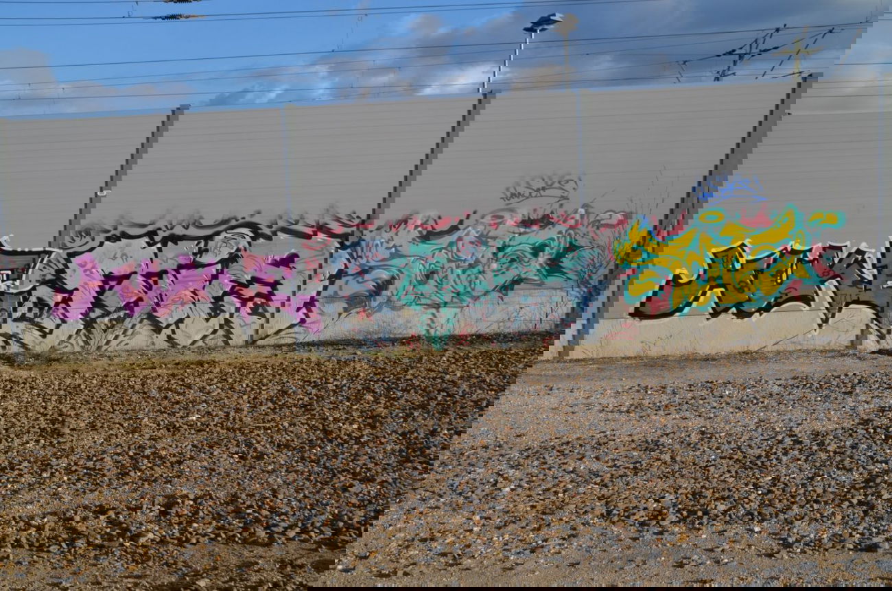 Graffiti Wall - Photo by Lauch - Huke, Mia, Fens