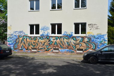 Graffiti Wall in Leipzig - Photo by Lauch - WKS
