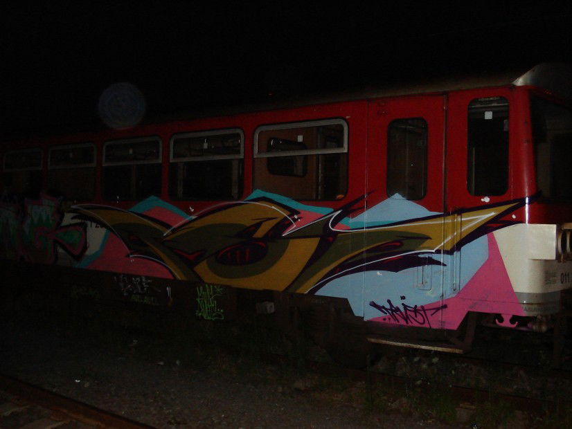 Graffiti Train in Slovakia - Photo by Lawer - tst