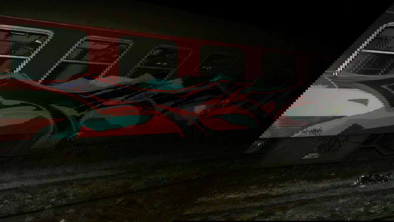 Graffiti Train - Photo by Lawer