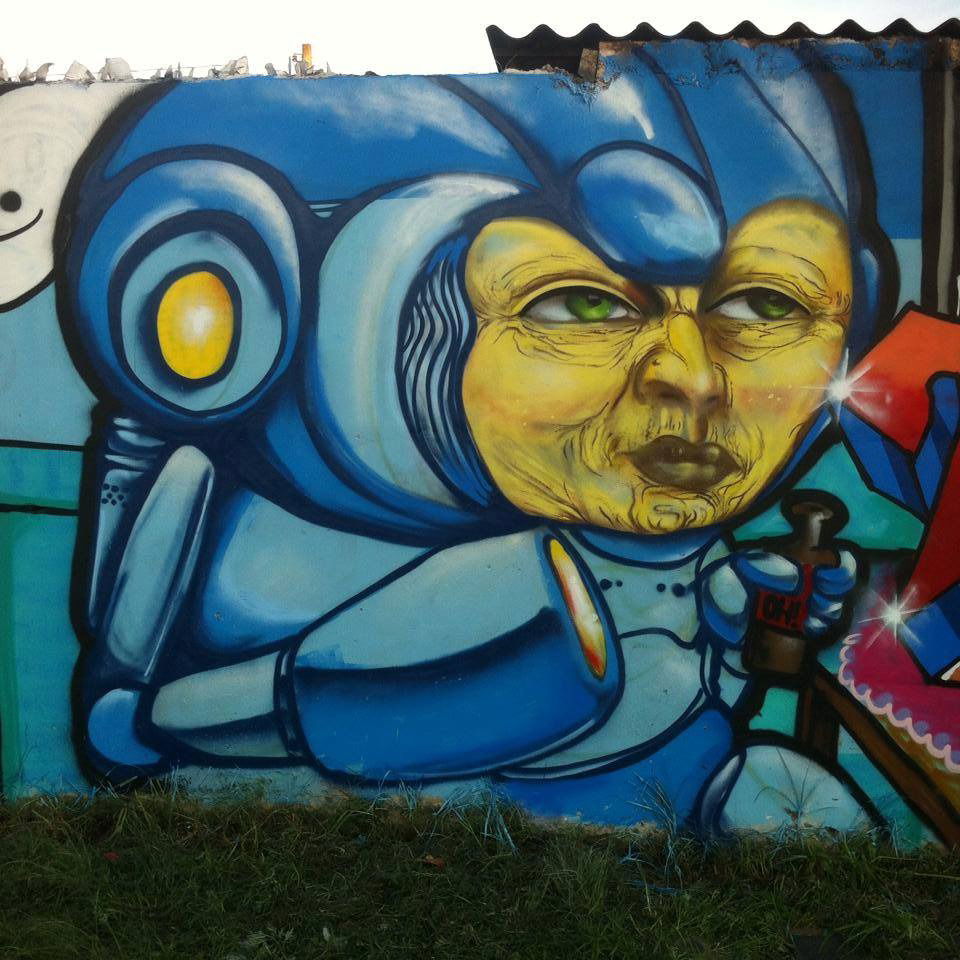 Graffiti Wall in Brazil - Photo by LazerTung