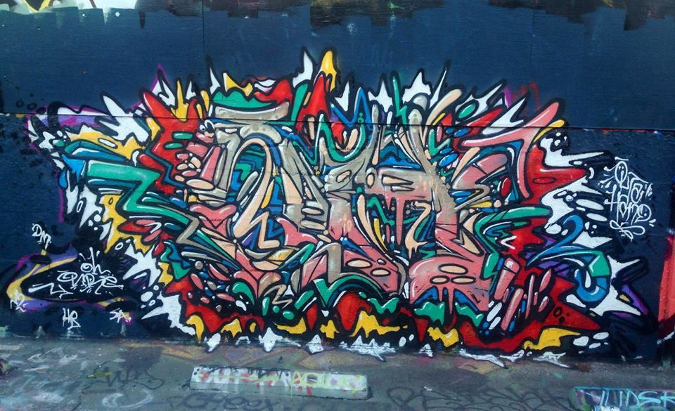 Graffiti Wall in Montebello - Photo by LazerTung