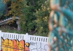 Graffiti Bombing - Photo by Lazke - ekzal, solder (2016)