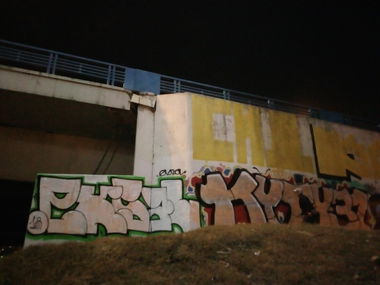 Graffiti Wall - Photo by Lazke - ekzal, liser, q2za (2018)