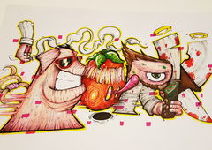 Graffiti Wall - Photo by LeFunky - Funky, Pork, Crazy (2015)