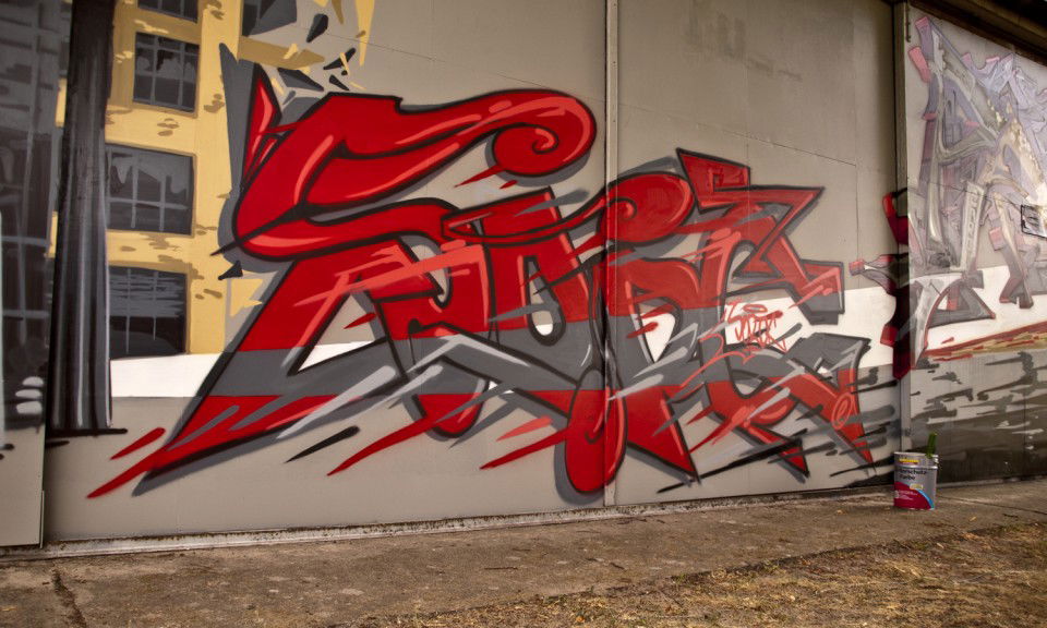 Graffiti Wall in Potsdam - Photo by Le_Cottbusier - Sork, Sorc, Buddys (2013)