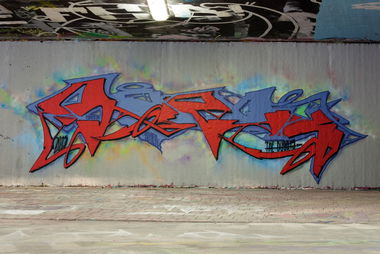 Graffiti Wall in Stuttgart - Photo by Le_Cottbusier - Sorck, Sork, Buddys (2015)