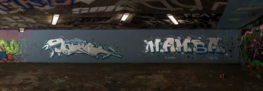 Graffiti Wall in Bad cannstatt - Photo by Le_Cottbusier - stuttgart, 0711, cannstatt (2015)