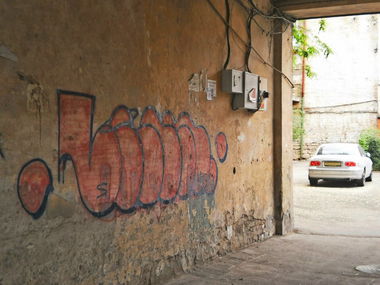 Graffiti Bombing in Odessa - Photo by Leank - Leank (2014)
