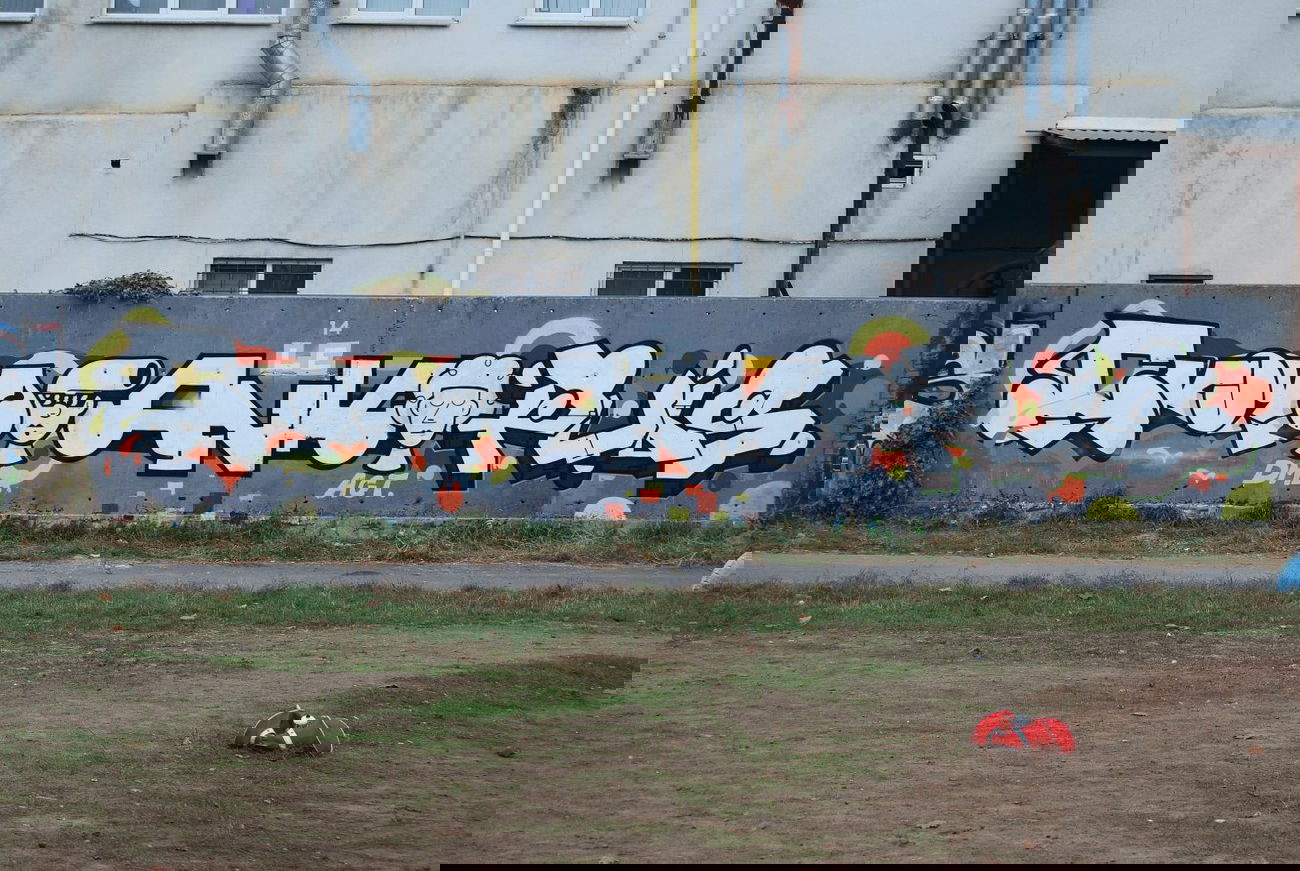 Graffiti Wall - Photo by Leank - Skow, Leank, Pulsey (2014)