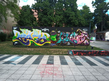 Graffiti Wall in Berlin - Photo by Leeef - leef, tdk, tdkberlin (2022)