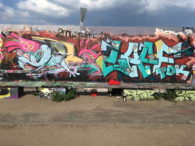 Graffiti Wall in Berlin - Photo by Leeef - leef, oel, tdk (2020)