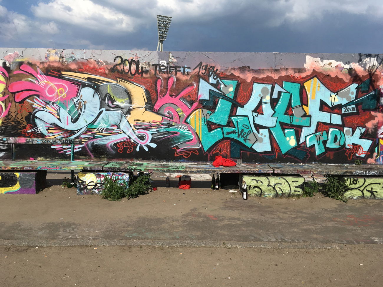 Graffiti Wall in Berlin - Photo by Leeef - leef, oel, tdk (2020)