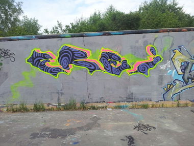 Graffiti Wall - Photo by LeerMarker - Frei, Berlin (2015)