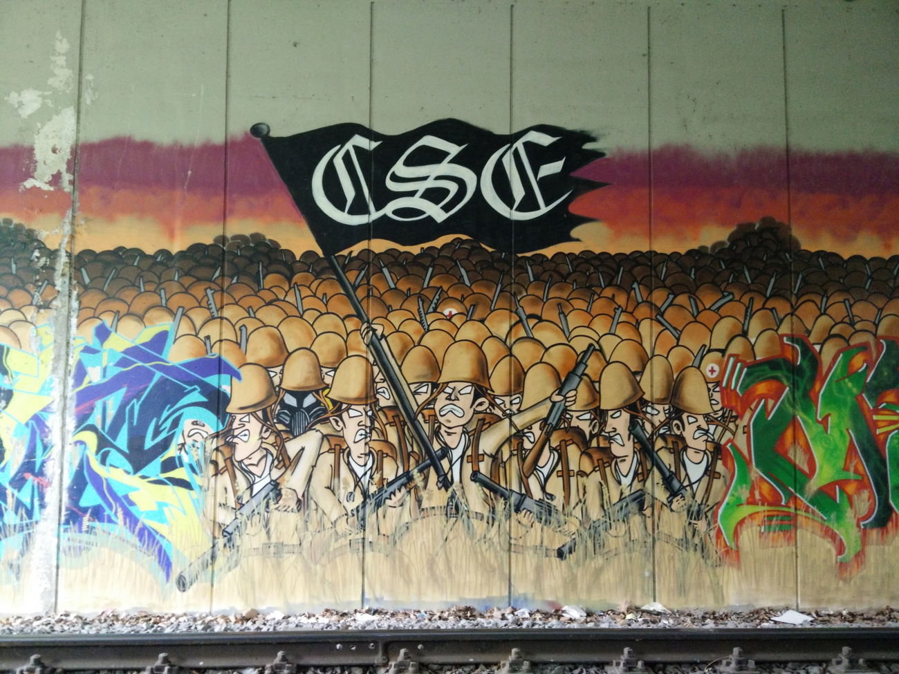 Graffiti Wall - Photo by LeerMarker - CSE