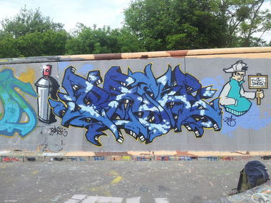 Graffiti Wall - Photo by LeerMarker - Rash, Berlin (2015)