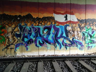 Graffiti Wall - Photo by LeerMarker - Balk, CSE