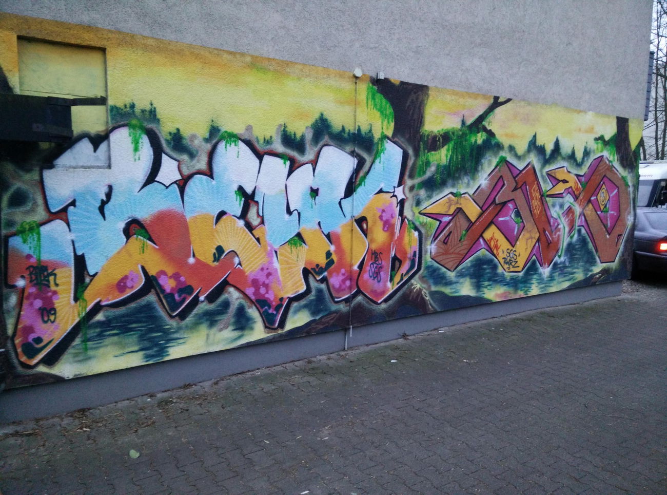 Graffiti Wall - Photo by LeerMarker - Beyk, Beik, Bio (2009)