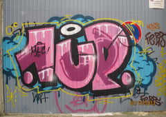 Graffiti Bombing - Photo by LeerMarker - 1UP, One, United