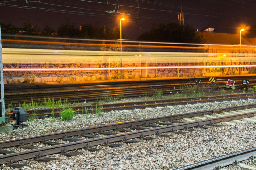 Graffiti Artwork - Photo by Legion0711 - Nightshot, Stuttgart, Train