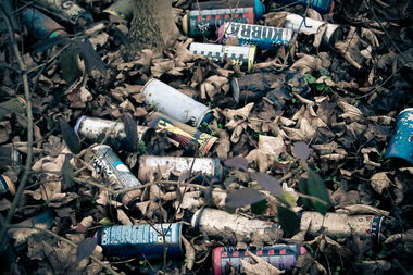 Graffiti Artwork - Photo by Legion0711 - Stuttgart, Yard, Cans (2013)