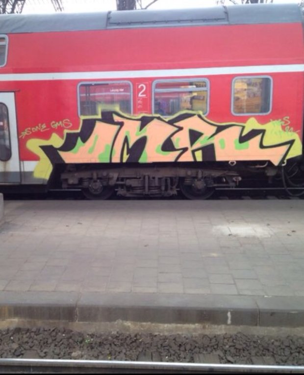 Graffiti Train - Photo by LeipzigHBF - IMR