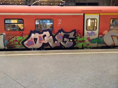 Graffiti Train - Photo by LeipzigHBF - Org, Bwow, Train (2013)