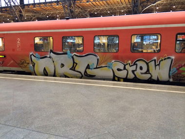 Graffiti Train - Photo by LeipzigHBF - Org, Crew, Orgcrew (2013)