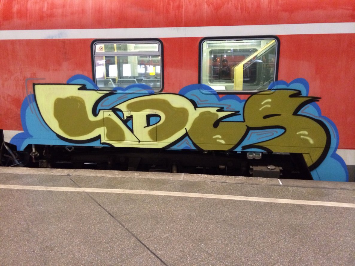 Graffiti Train - Photo by LeipzigHBF - Leipzig, Train (2013)