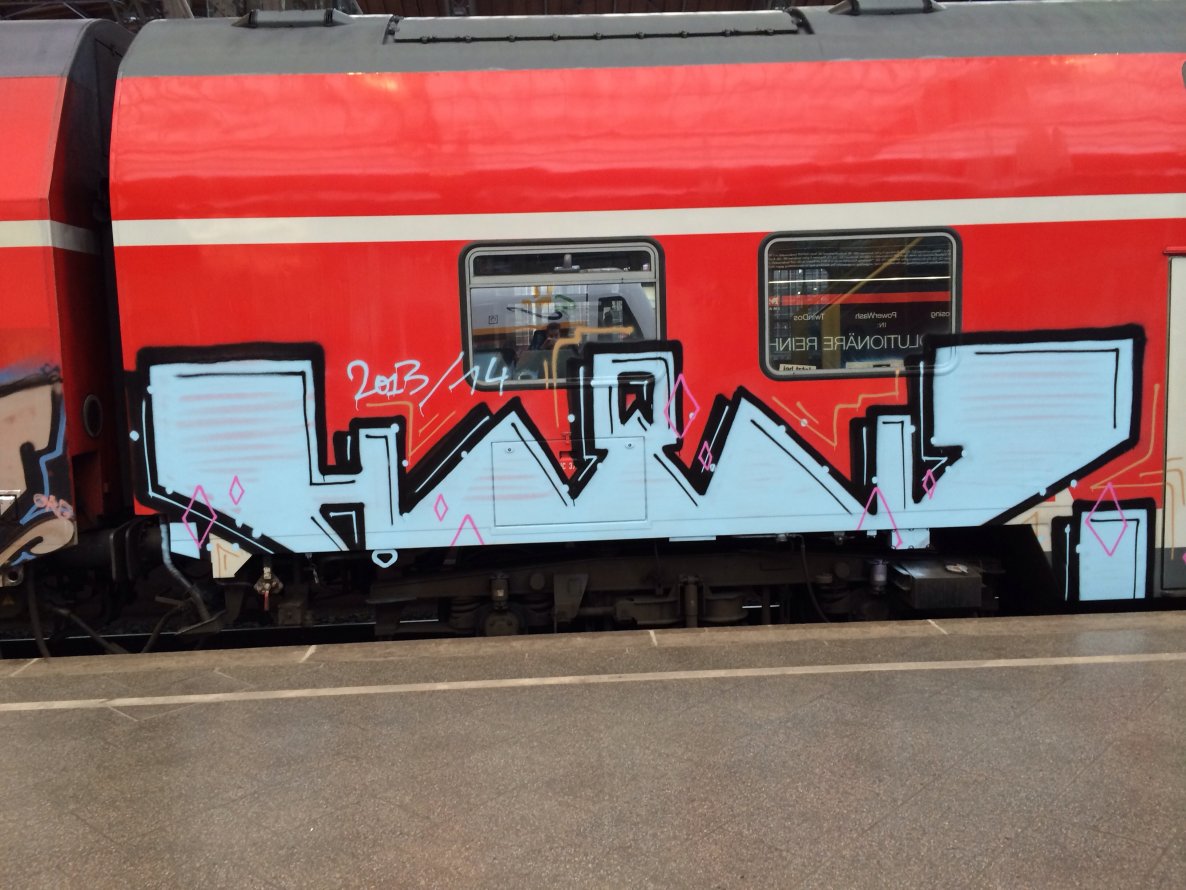 Graffiti Train - Photo by LeipzigHBF - Hainz, 2013/2014, Leipzig (2014)