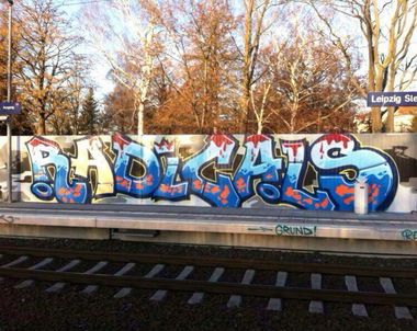 Graffiti Bombing - Photo by LeipzigHBF - Radicals, Rcs, rcscrew (2014)