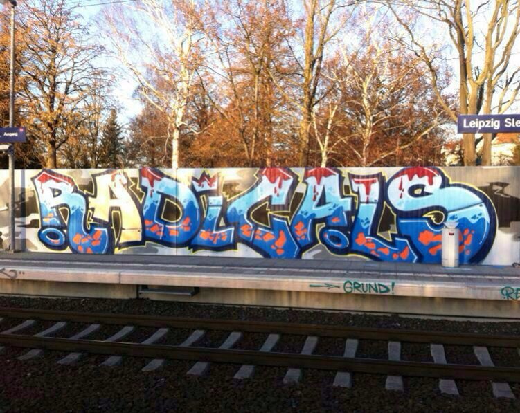 Graffiti Bombing - Photo by LeipzigHBF - Radicals, Rcs, rcscrew (2014)