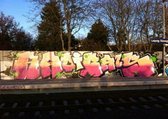 Graffiti Bombing - Photo by LeipzigHBF - Radicals, Rcs, rcscrew (2014)