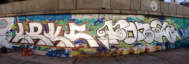 Graffiti Wall - Photo by LeksOne - LEKS, FONZ (2013)