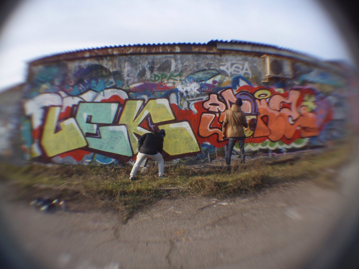 Graffiti Wall - Photo by LeksOne - LEKS, FONZ (2014)