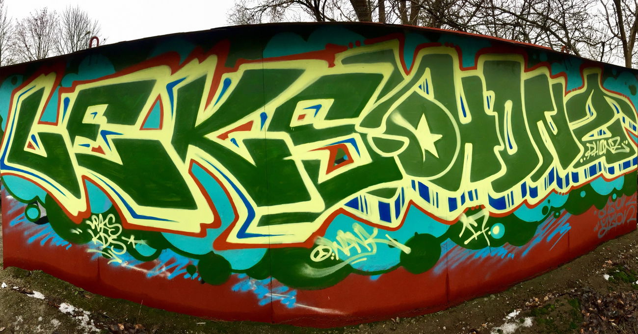 Graffiti Wall - Photo by LeksOne - leks (2017)