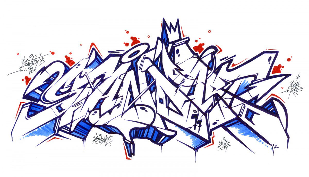 Graffiti Sketch in Baranovichi - Photo by Lets77