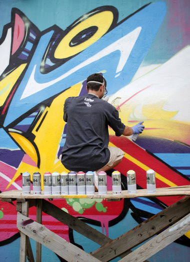 Graffiti Artwork in Ostrovetz - Photo by Lets77