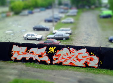 Graffiti Wall in Baranovichi - Photo by Lets77