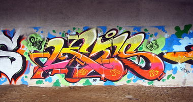 Graffiti Wall in Baranovichi - Photo by Lets77