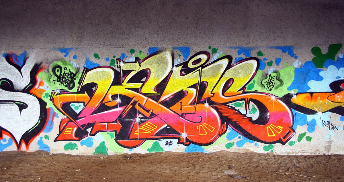 Graffiti Wall in Baranovichi - Photo by Lets77