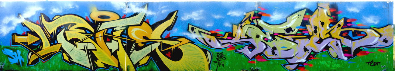 Graffiti Wall in Baranovichi - Photo by Lets77