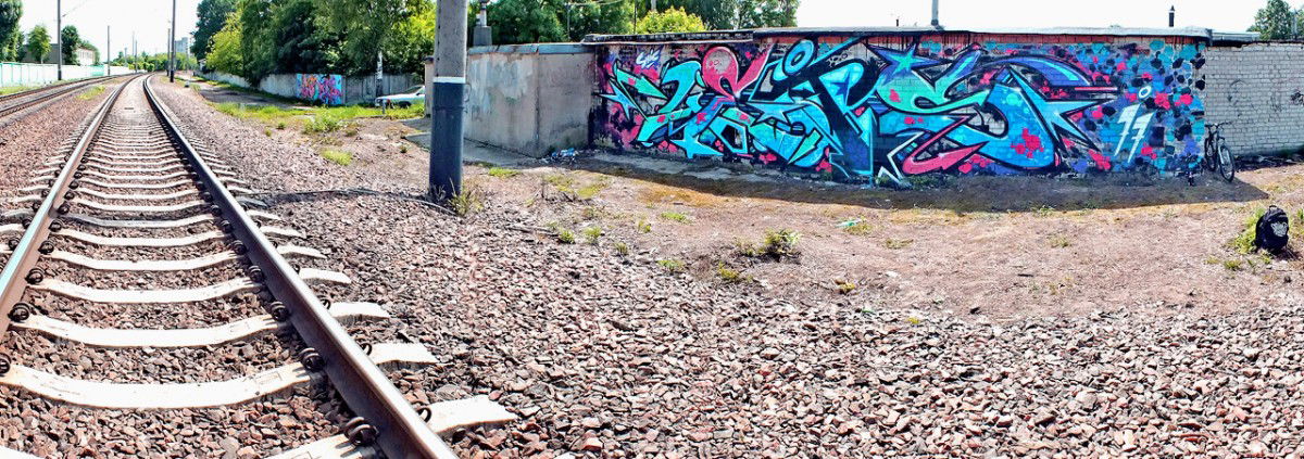 Graffiti Wall in Baraovichi - Photo by Lets77